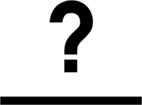Makaton symbol for 'where'