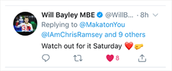 Will Bayley tweet