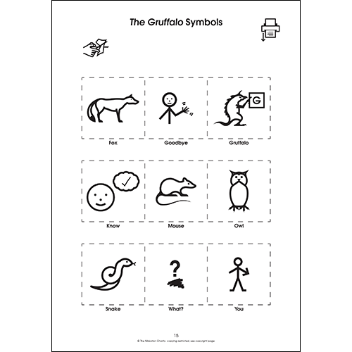 Using Makaton with The Gruffalo (PDF file)