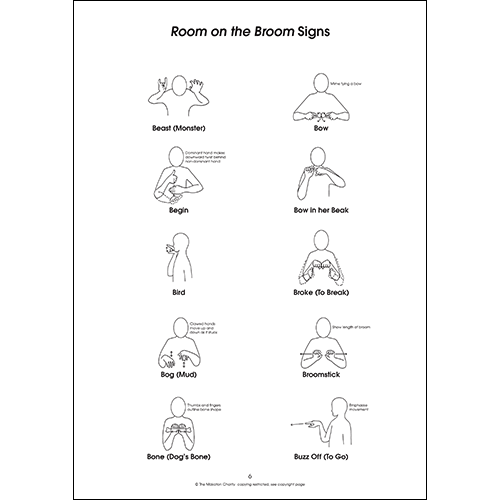 Using Makaton with Room on a Broom (PDF file)