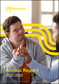 Cover of Makaton Annual Report 2021/2022