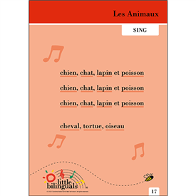 Little Bilinguals French song: The Animals