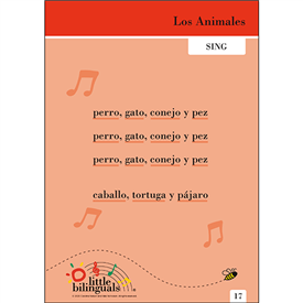 Little Bilinguals Spanish song: The Animals